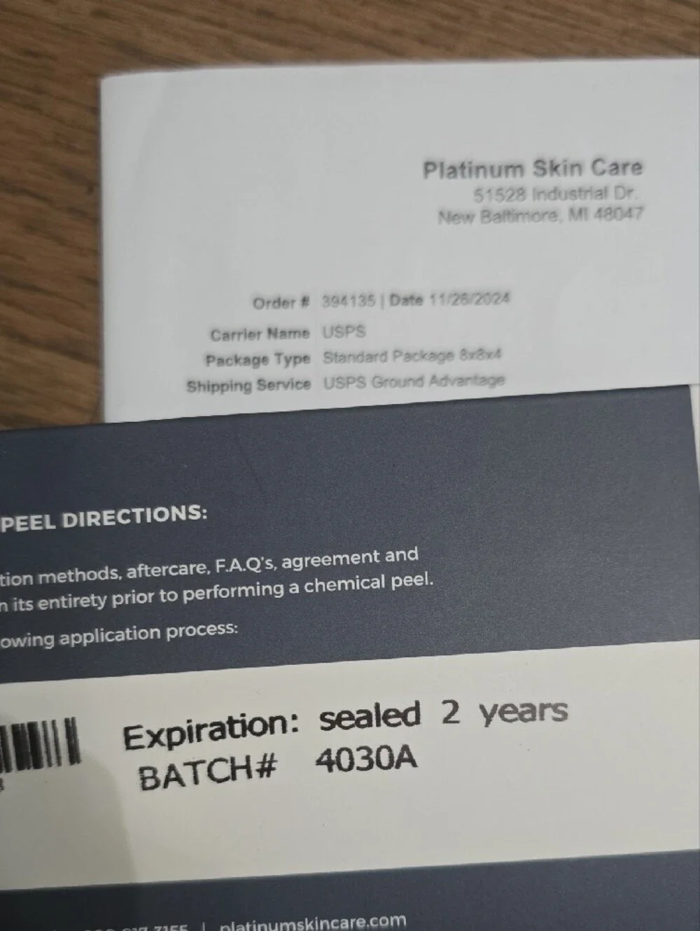 Platinum Skincare Certified Chemical Peel Mandelic + Azelaic 22